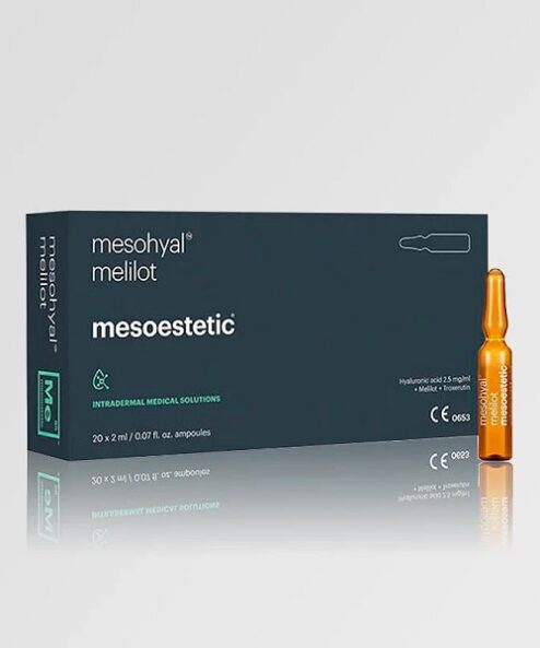 mesoestetic. mesohyal melilot (20 vials x 2 ml.)